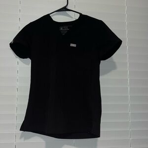 Black Catarina one pocket scrub top XXS small